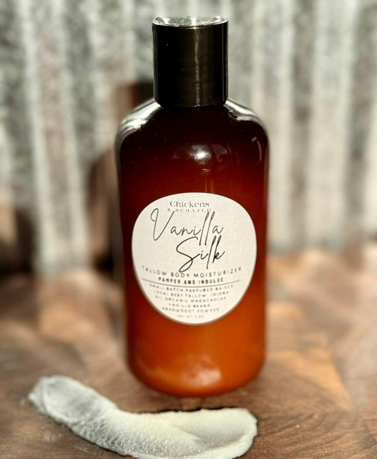 Vanilla Silk Body Moisturizer “Pamper and Indulge”