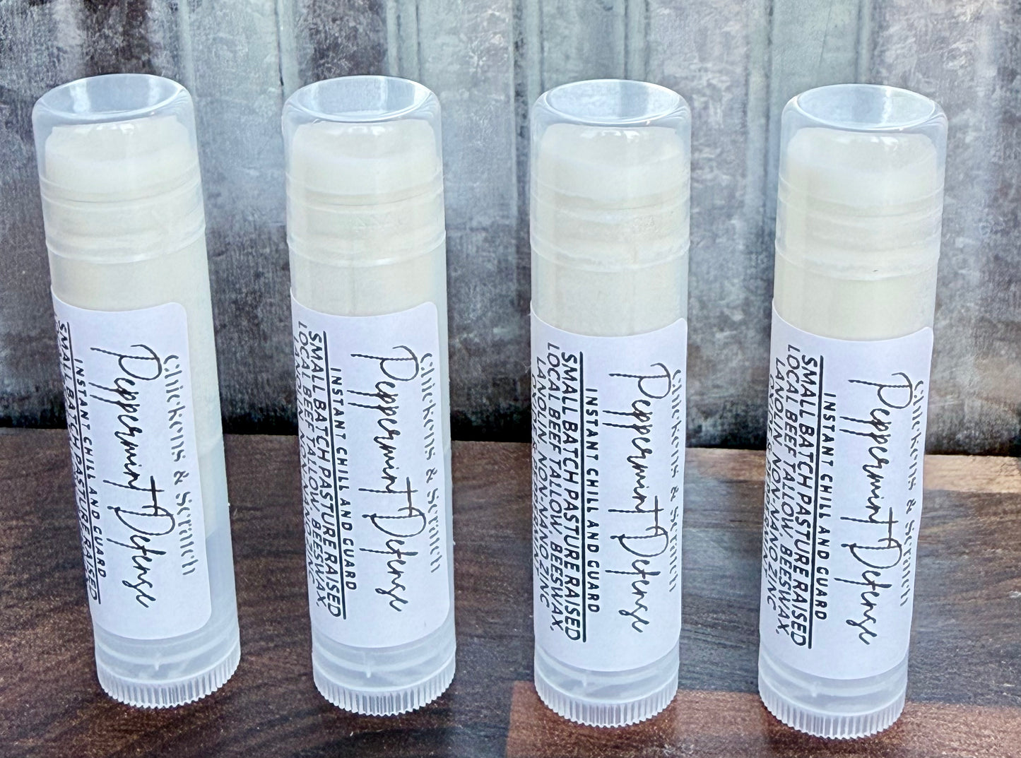 Peppermint Defense Tallow Lip Balm “Instant Chill and Guard”