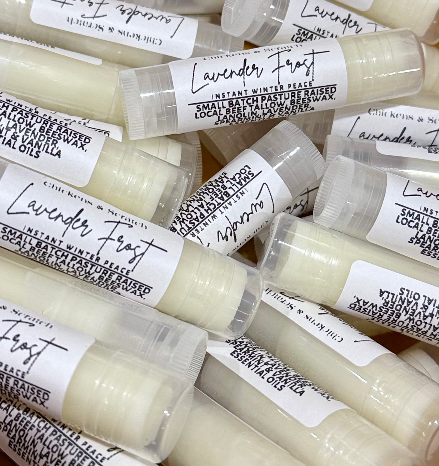 Lavender Frost Lip Balm “Instant Winter Peace”